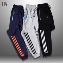 Load image into Gallery viewer, LBL Men Pants Striped Jogger Autumn Casual Mens Sweatpants Sportswear Long Trousers New Straight Pants Man Fitness Clothing 5XL
