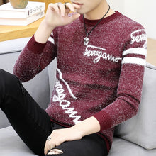 Load image into Gallery viewer, 2020 Spring Korean Fashion Sweater Men Female Sika Deer Pattern Casual Knitted Pullover Slim Fit Christmas Gift Male Pull Sweter
