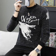 Load image into Gallery viewer, 2020 Spring Korean Fashion Sweater Men Female Sika Deer Pattern Casual Knitted Pullover Slim Fit Christmas Gift Male Pull Sweter