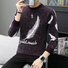 Load image into Gallery viewer, 2020 Spring Korean Fashion Sweater Men Female Sika Deer Pattern Casual Knitted Pullover Slim Fit Christmas Gift Male Pull Sweter