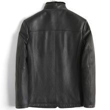 Load image into Gallery viewer, Genuine Leather Jacket Men Deerskin Leather Coat Natural Mink Fur Lining Winter Luxury Mens Mink Coats 2020 021 KJ3808