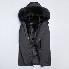 Load image into Gallery viewer, Real Fur Coat Natural Mink Fur Liner Warm Parka Men's Winter Jacket Mens Real Fox Fur Collar Luxury Jackets Plus Size 5xl MY1598