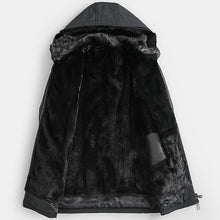 Load image into Gallery viewer, Real Fur Coat Men Parka Natural Mink Fur Liner Winter Jacket Long Thick Luxury Mens Mink Coat Parkas 2020 KD99616 KJ3447