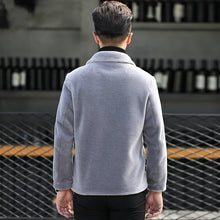 Load image into Gallery viewer, Wool Coat Sheep Shearing Real Fur Men Autumn Winter Jacket Men Short Luxury Coat Men Overcoat Erkek Mont L18-2907 KJ1401