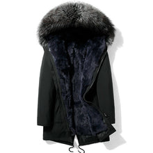 Load image into Gallery viewer, Winter Parka Real Fur Coat Men Rex Rabbit Fur Liner Winter Jacket for Men Fox Fur Collar Warm Parkas Hombre 2020 4948
