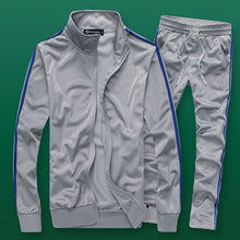Load image into Gallery viewer, Men's Fashion Tracksuit Casual Sportsuit Men Hoodies/Sweatshirts Sportswear Zipper Coat+Pant Tracksuit Men Set Brand Clothing
