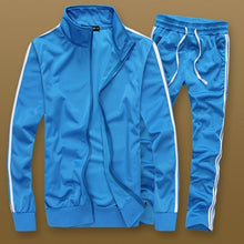 Load image into Gallery viewer, Men's Fashion Tracksuit Casual Sportsuit Men Hoodies/Sweatshirts Sportswear Zipper Coat+Pant Tracksuit Men Set Brand Clothing