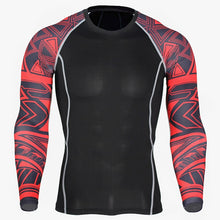 Load image into Gallery viewer, Men&#39;s Thermal Underwear Set Long Sleeve Fitness Tights Sportswear Compression Elastic Track and Field Running Wear Men&#39;s suit
