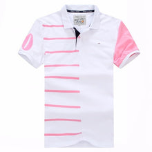 Load image into Gallery viewer, Handsome 2020 Summer Mens POLO Best Selling Eden Park for Men POLOS Nice Quality Stripe design Casual shirts Plus Size M-XXXL
