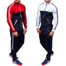 Load image into Gallery viewer, ZOGAA Spring Autumn Men Tracksuit Men Casual 2 Piece Set Men Fashion Jacket and Sport Pants Set Men Casual Sports Suit 2020
