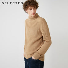 Load image into Gallery viewer, SELECTED 2019 High Neck Multiple Colors Turtleneck Knitted Pullovers Men&#39;s Wool-blend Sweater | 418425533
