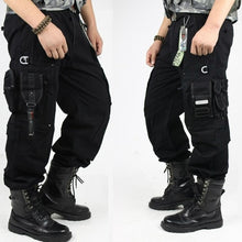 Load image into Gallery viewer, CARGO PANTS Overalls Male Mens Army Clothing TACTICAL PANTS MILITARY Work Wear Many Pocket Combat Army Style Straight Trousers
