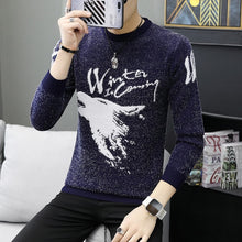 Load image into Gallery viewer, 2020 Spring Korean Fashion Sweater Men Female Sika Deer Pattern Casual Knitted Pullover Slim Fit Christmas Gift Male Pull Sweter
