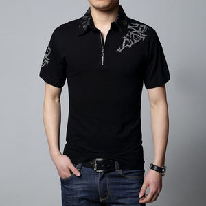 Casual 23 Design Style Brand 95% Cotton Summer POLO SHIRT Short Sleeves Men Fashion Plus Size M-5XL 6XL Tops Tees Clothes